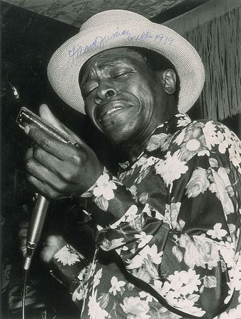 Lot #9125 Junior Wells Signed Photograph - Image 1