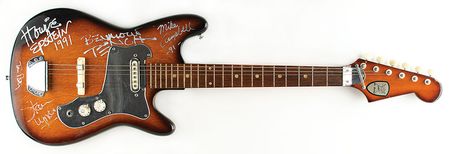 Lot #9218 Tom Petty and the Heartbreakers Signed Guitar - Image 1