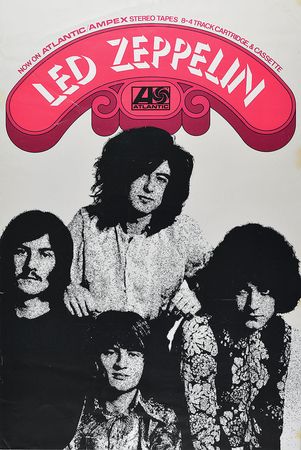 Lot #9103  Led Zeppelin Promotional Poster