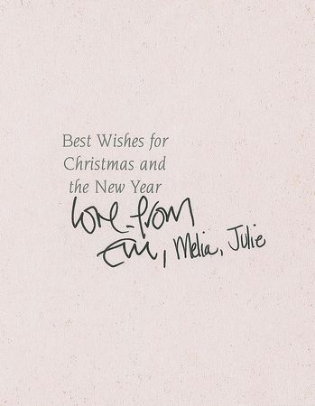 Lot #9202 Eric Clapton Signed Christmas Card - Image 2