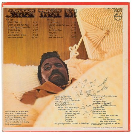 Lot #9134  Screamin' Jay Hawkins Signed Album - Image 1