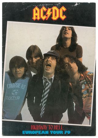Lot #9185  AC/DC Signed Program - Image 1