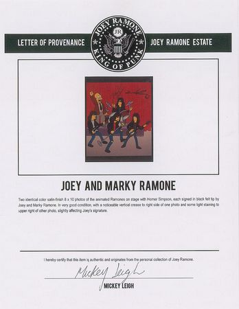 Lot #9255 The Ramones Signed Photograph - Image 2