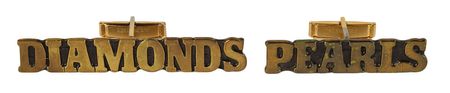 Lot #9290  Prince's Personally-Worn 'Diamonds and Pearls' Cufflinks - Image 1