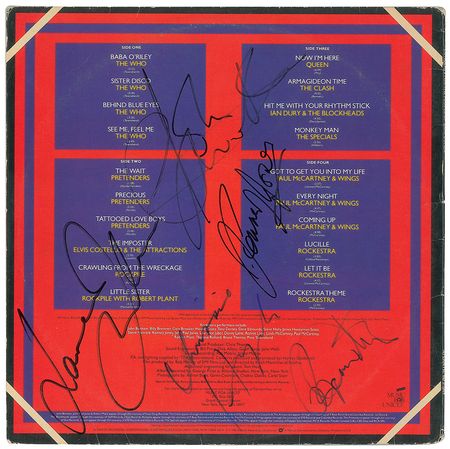 Lot #9267  Concerts for the People of Kampuchea Signed Album - Image 2