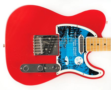 Lot #9209 John Fogerty Signed Guitar - Image 2