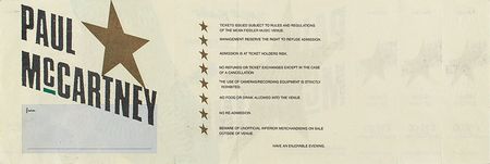 Lot #9059 Paul McCartney 1991 Mean Fiddler Ticket - Image 2