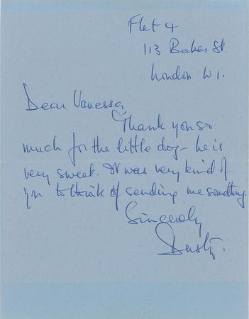 Lot #9154 Dusty Springfield Autograph Letter Signed and Concert Handbill - Image 1