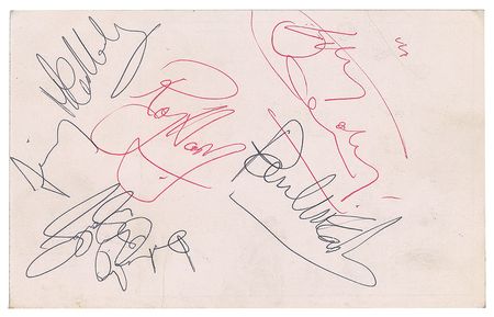 Lot #9032 Paul McCartney Signed 1976 'The Song