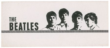 Lot #9053. Beatles 1963 NEMS Enterprises Business Card
