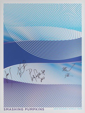 Lot #9314  Smashing Pumpkins Signed Display - Image 2