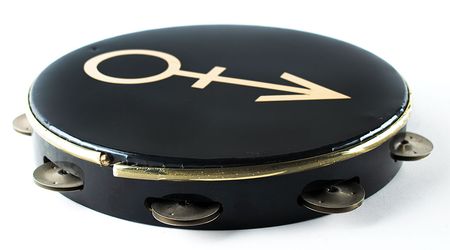 Lot #9302  Prince 1987 MTV Awards Tambourine - Image 1