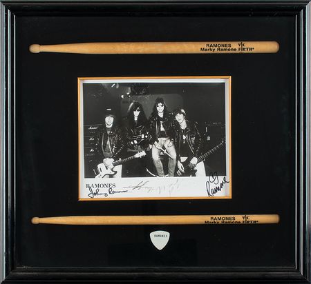 Lot #9232 The Ramones Signed Photograph and