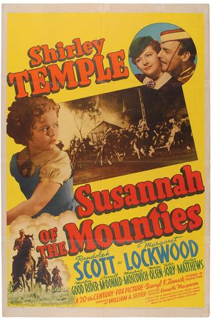 Lot #1040 Shirley Temple: Susannah of the Mounties One Sheet Poster - Image 1