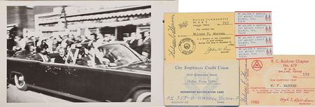 Lot #285 Kennedy Assassination: Wilson F. Warren Group Lot - Image 1