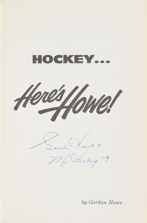 Lot #927 Gordie Howe Signed Photograph - Image 3