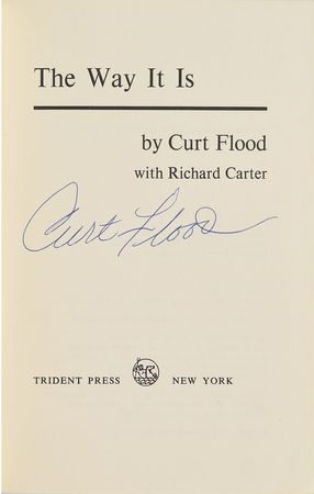 Lot #1097 Curt Flood Book - Image 2