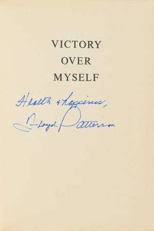 Lot #1030 Floyd Patterson Signed Photograph - Image 2