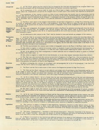 Lot #1064 Rod Carew Signed Contract - Image 3
