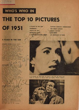 Lot #857 Who's Who in Hollywood Autograph Books: 1952 and 1953: Amazing Who's Who in Hollywood magazines signed by 500+, highlighted by Marilyn Monroe, Humphrey Bogart, John Wayne, Marlon Brando, Judy Garland, and Elizabeth Taylor - Image 1