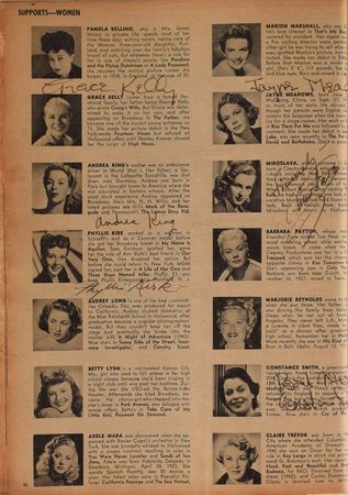 Lot #857 Who's Who in Hollywood Autograph Books: 1952 and 1953: Amazing Who's Who in Hollywood magazines signed by 500+, highlighted by Marilyn Monroe, Humphrey Bogart, John Wayne, Marlon Brando, Judy Garland, and Elizabeth Taylor - Image 2
