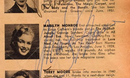 Lot #857 Who's Who in Hollywood Autograph Books: 1952 and 1953: Amazing Who's Who in Hollywood magazines signed by 500+, highlighted by Marilyn Monroe, Humphrey Bogart, John Wayne, Marlon Brando, Judy Garland, and Elizabeth Taylor - Image 17