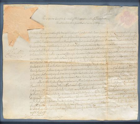 Lot #173 Benjamin Franklin: Franklin grants a parcel of land less than a month after his stirring speech at the Constitutional Convention - Image 2