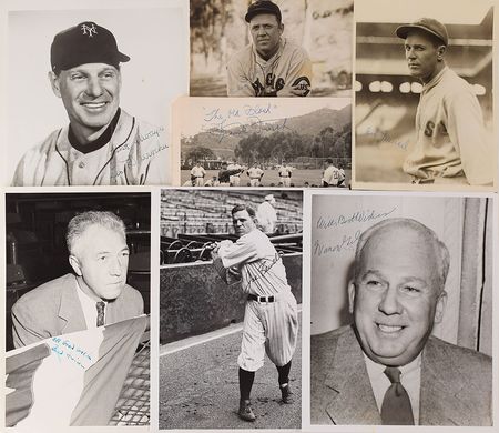 Lot #1091 Baseball Hall of Famers and Executives - Image 1