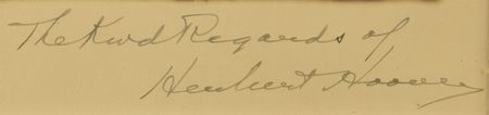 Lot #108 Herbert Hoover - Image 2