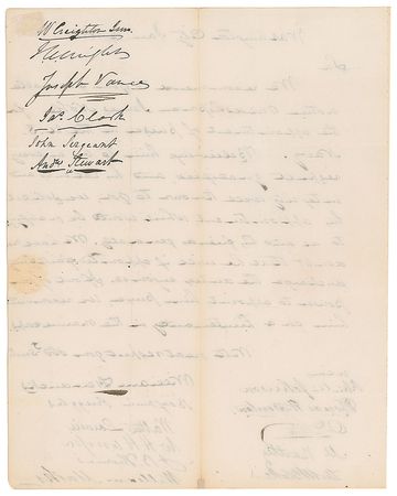 Lot #13 William Henry Harrison Signed Document - Image 2