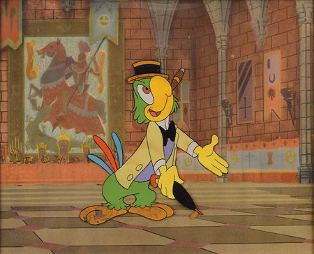 Lot #608 Jose Carioca production cel from a Disney TV Show Sketch - Image 1