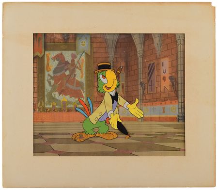 Lot #608 Jose Carioca production cel from a Disney TV Show Sketch - Image 2