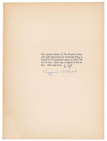 Lot #632 Eugene O'Neill Book - Image 3
