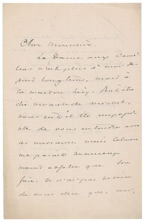 Lot #581 Alexandre Dumas, fils - Image 1