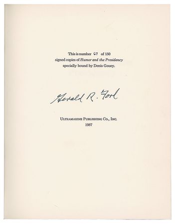 Lot #96 Gerald Ford Books - Image 6