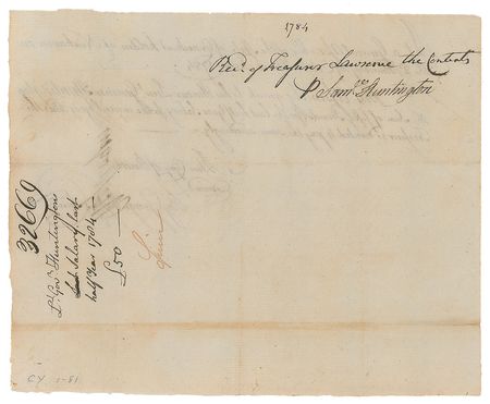Lot #174 Samuel Huntington Signed Document - Image 2