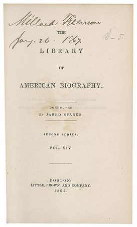 Lot #128 Millard Fillmore Book - Image 3
