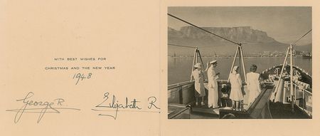 Lot #292 King George VI and the Queen Mother Signed Document - Image 1