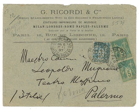 Lot #669 Giacomo Puccini: 