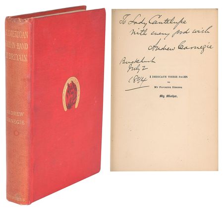 Lot #250 Andrew Carnegie Book - Image 1