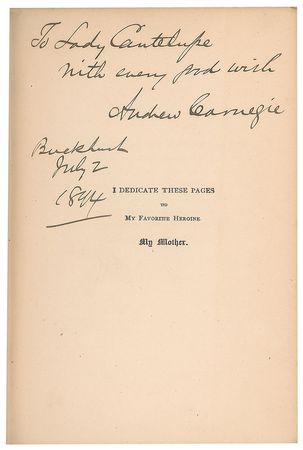 Lot #250 Andrew Carnegie Book - Image 2