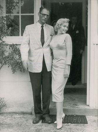 Lot #970 Marilyn Monroe and Arthur Miller Photograph - Image 1