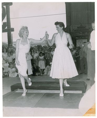 Lot #973 Marilyn Monroe and Jane Russell Photograph - Image 1