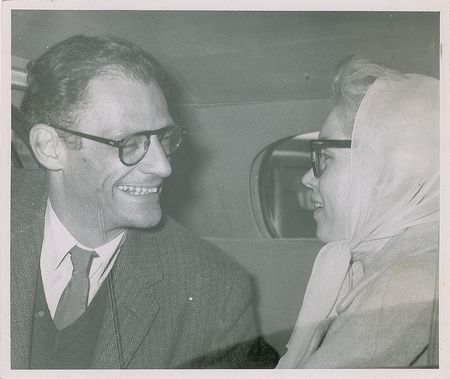 Lot #971 Marilyn Monroe and Arthur Miller Photograph - Image 1