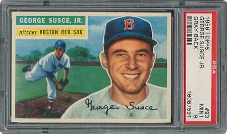 Lot #6101  1956 Topps #93 George Susce, Jr. - PSA NM-MT 8 - Image 1