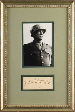 Lot #350 George S. Patton Signature - Image 1
