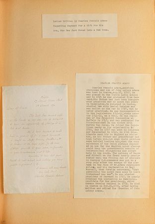 Lot #179 Notables: Diverse scrapbook highlighted by William Ellery, Nathaniel Banks, and Ernest Shackleton - Image 4