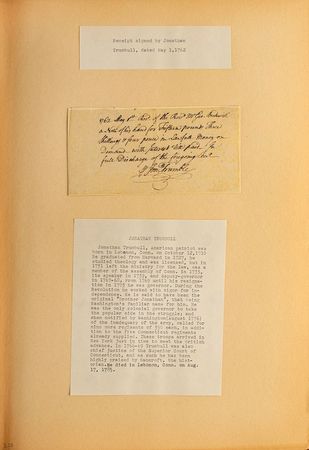 Lot #179 Notables: Diverse scrapbook highlighted by William Ellery, Nathaniel Banks, and Ernest Shackleton - Image 5