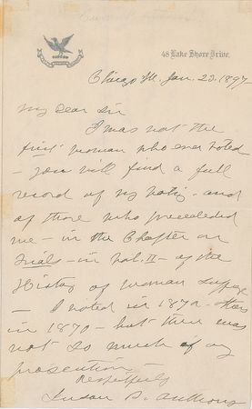 Lot #181 Susan B. Anthony: 