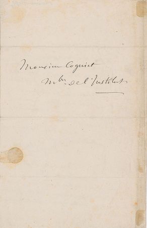 Lot #426 Eugene Delacroix Handwritten Letter Signed - Image 2